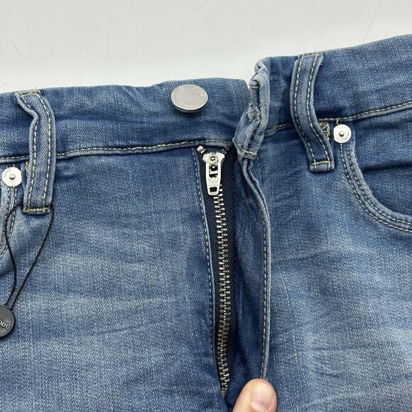 Blank NYC Wedge Short Women's Size 27 Stretch Cut-Off Distressed Jean Shorts NWT - Picture 5 of 8